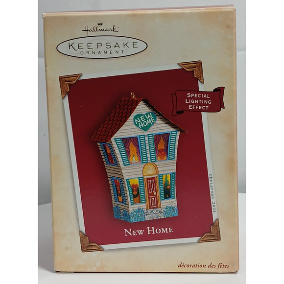 2004 Hallmark Keepsake Ornament NEW HOME Christmas Tree Decoration - Picture 11 of 12